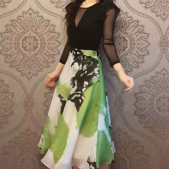 Custom made 100% silk skirt - Picture 9 of 14